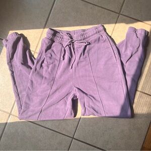 Purple sweatpants